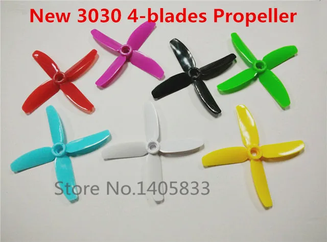 New 3030 4-blades Propeller The "Indestructible" Props For Mini FPV QAV 110 130 140 150 160 180 Quadcopter Frame
New 3030 4-blades Propeller The "Indestructible" Props For Mini FPV QAV 110 130 140 150 160 180 Quadcopter Frame