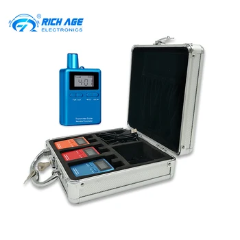 RichiTek Tour Guide Audio System Earphone 2 Transmitters+1 Receiver For Hajj and Umrah With Condenser Microphone
RichiTek Tour Guide Audio System Earphone 2 Transmitters+1 Receiver For Hajj and Umrah With Condenser Microphone
