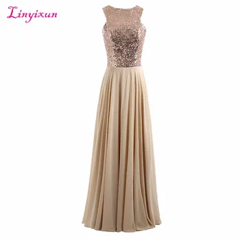 Linyixun Real Photo Sparkly Sequined Beaded Chiffon Bridesmaid Dresses Cheap Long Pleat Wedding Guest Dress Maid of Honor Gowns
Linyixun Real Photo Sparkly Sequined Beaded Chiffon Bridesmaid Dresses Cheap Long Pleat Wedding Guest Dress Maid of Honor Gowns