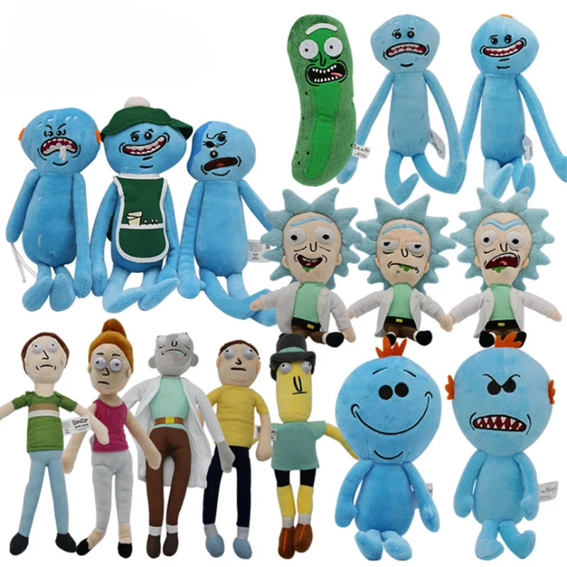 16 Style New Animation Rick and Morty Plush toys Rick Morty Rick Q Mr. Meeseeks Plush DollToys For Children's Christmas Gift
16 Style New Animation Rick and Morty Plush toys Rick Morty Rick Q Mr. Meeseeks Plush DollToys For Children's Christmas Gift
