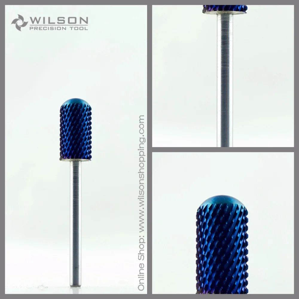 Large Smooth TOP Coarse (C-1130055) Blue Nano Coating WILSON Carbide Nail Bit For Electric Manicure Drill manicure filing
Large Smooth TOP Coarse (C-1130055) Blue Nano Coating WILSON Carbide Nail Bit For Electric Manicure Drill manicure filing