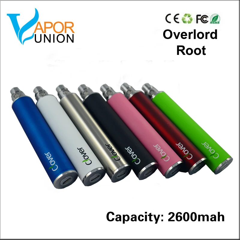 Electronic-cigarette-battery-Clover-2600mAh-USB-Passthrough-E-Cigarette-Battery-Clover-Root-510-thread-VS-Evod (3)
