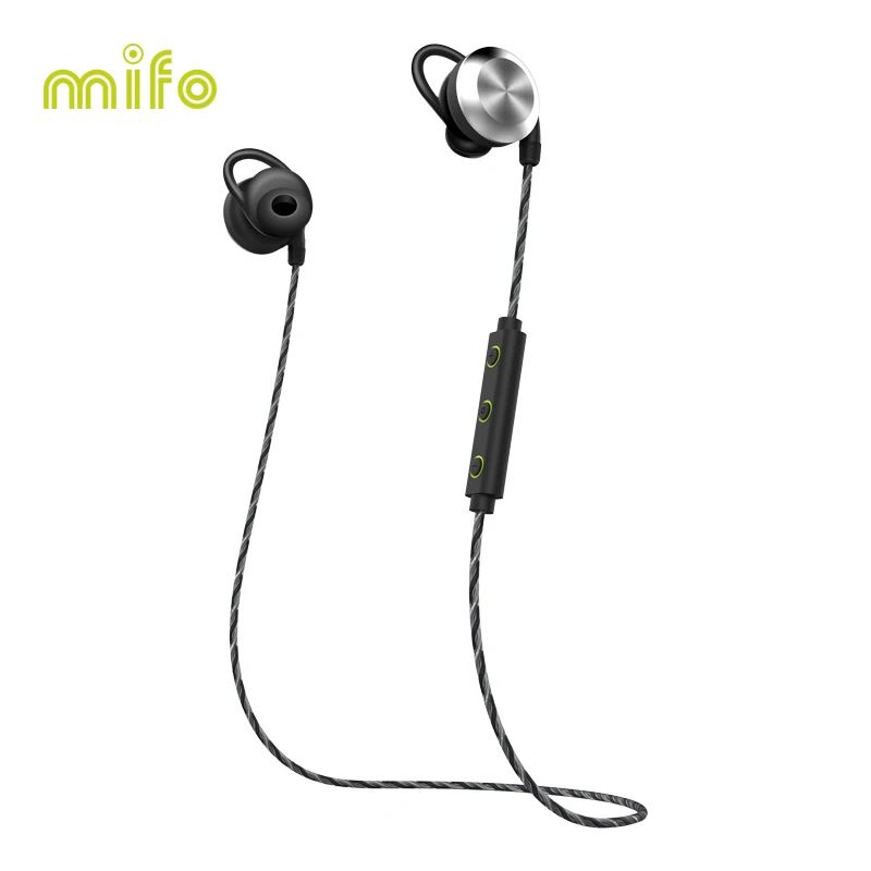 Mifo U2 Беспроводные Bluetooth Наушники. Спортивные водонепроницаемык магнитные стерео