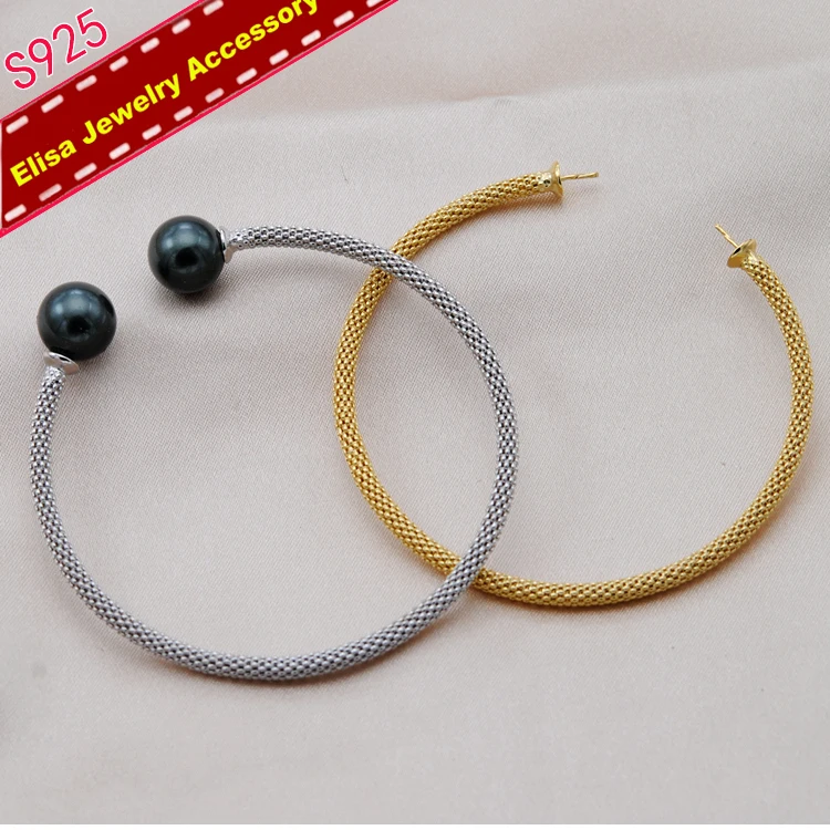 S925 Sterling Silver Double Pearl Beads Bangle Accessory Women DIY Pearl Bangle Settings Silver&Gold Color 3Pcs/Lot
S925 Sterling Silver Double Pearl Beads Bangle Accessory Women DIY Pearl Bangle Settings Silver&Gold Color 3Pcs/Lot