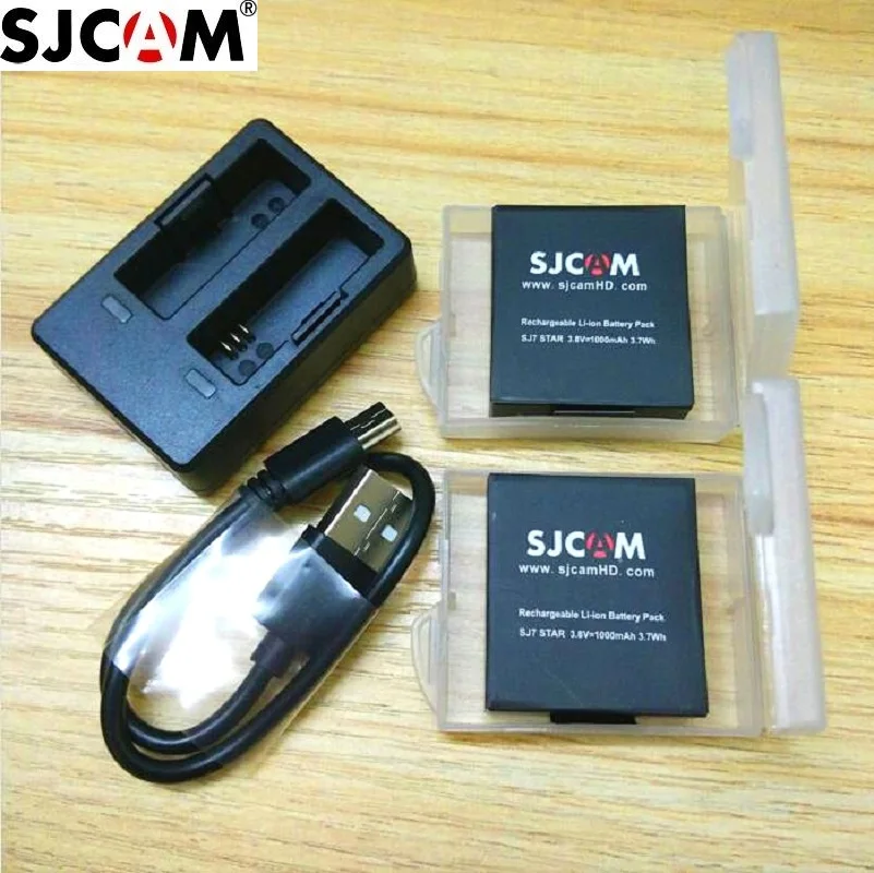 SJCAM Accessories Original SJ7 Star Batteries Rechargable Battery Dual Charger Battery Case For SJCAM SJ7 Action Sports Camera
SJCAM Accessories Original SJ7 Star Batteries Rechargable Battery Dual Charger Battery Case For SJCAM SJ7 Action Sports Camera
