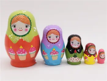 Matryoshka Doll Painting Ice Cream Girls no-Harm 5 Layers Ruaais Doll Gift for Girls Birthday Childrean Magic Art Goods
Matryoshka Doll Painting Ice Cream Girls no-Harm 5 Layers Ruaais Doll Gift for Girls Birthday Childrean Magic Art Goods