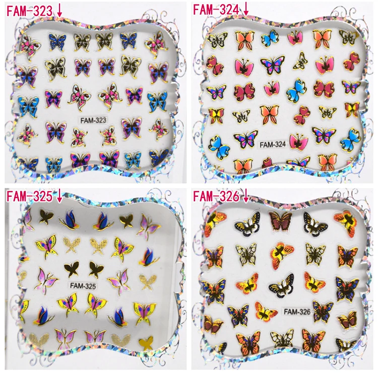 3D Glitter Nail Stickers 30 Sheets Moon Butterfly Animal For Stamping Charms Bronzing Nail Art Decal ##FAM 315-344
3D Glitter Nail Stickers 30 Sheets Moon Butterfly Animal For Stamping Charms Bronzing Nail Art Decal ##FAM 315-344
