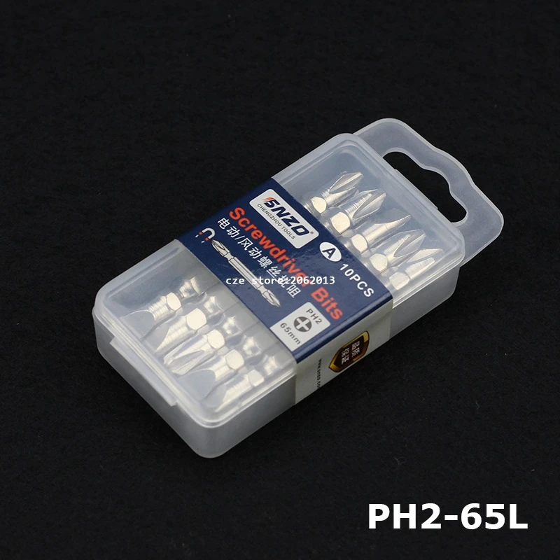 10Pcs/Lot Phillips Slotted Double End Screwdriver Bits PH2 SL6 SL7 65mm Long with Magnetism
10Pcs/Lot Phillips Slotted Double End Screwdriver Bits PH2 SL6 SL7 65mm Long with Magnetism
