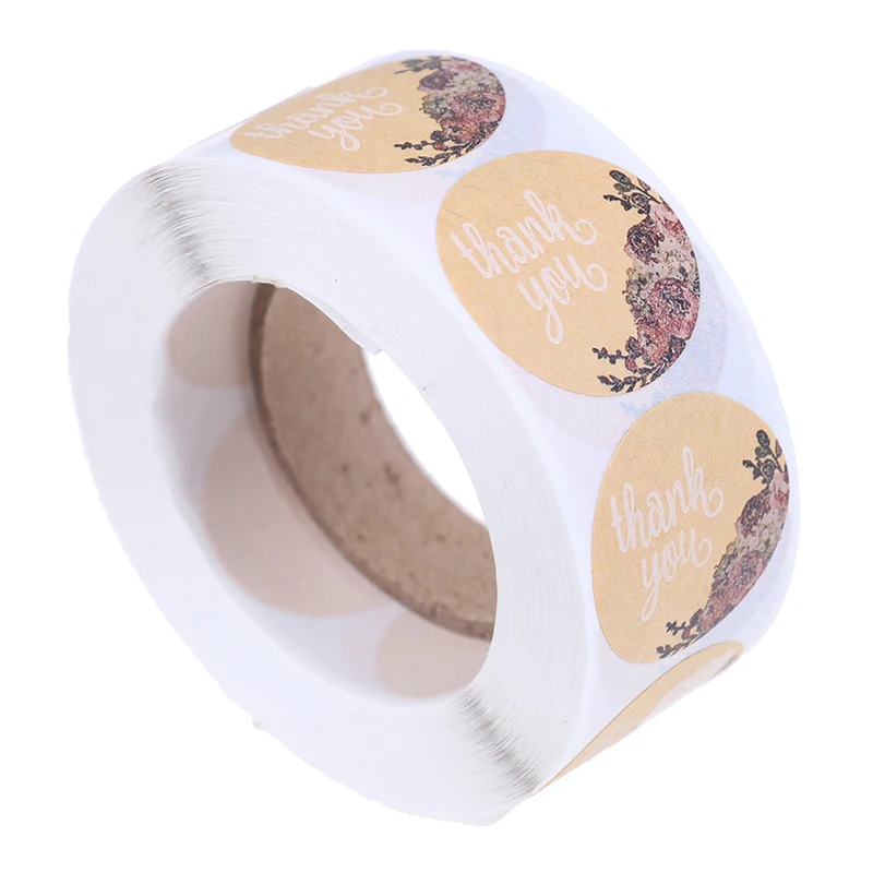 500 Labels per roll seal labels scrapbooking stickers for Package stationery sticker Brown Kraft floral thank you Stickers
500 Labels per roll seal labels scrapbooking stickers for Package stationery sticker Brown Kraft floral thank you Stickers