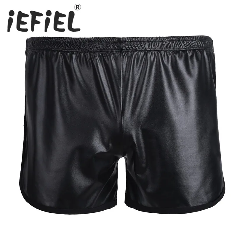 IEFiEL новые мужские сексуальные трусы-боксеры из искусственной кожи, Короткие трусы с задним карманом, Sissy нижнее белье для ночного белья
IEFiEL новые мужские сексуальные трусы-боксеры из искусственной кожи, Короткие трусы с задним карманом, Sissy нижнее белье для ночного белья
