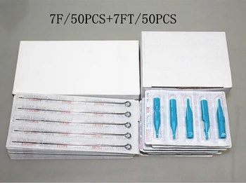 YILONG (7F+7FT) 50 PCS Disposable Sterile Tattoo Needle 50PCS Blue Disposable Tattoo tips Free shipping tattoo needles product
YILONG (7F+7FT) 50 PCS Disposable Sterile Tattoo Needle 50PCS Blue Disposable Tattoo tips Free shipping tattoo needles product