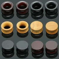 New Arrival Wooden Ear Plugs Gauges Earrings Women Men Punk Flesh Tunnel Expanders Piercing Body Jewelry 1 Pair image