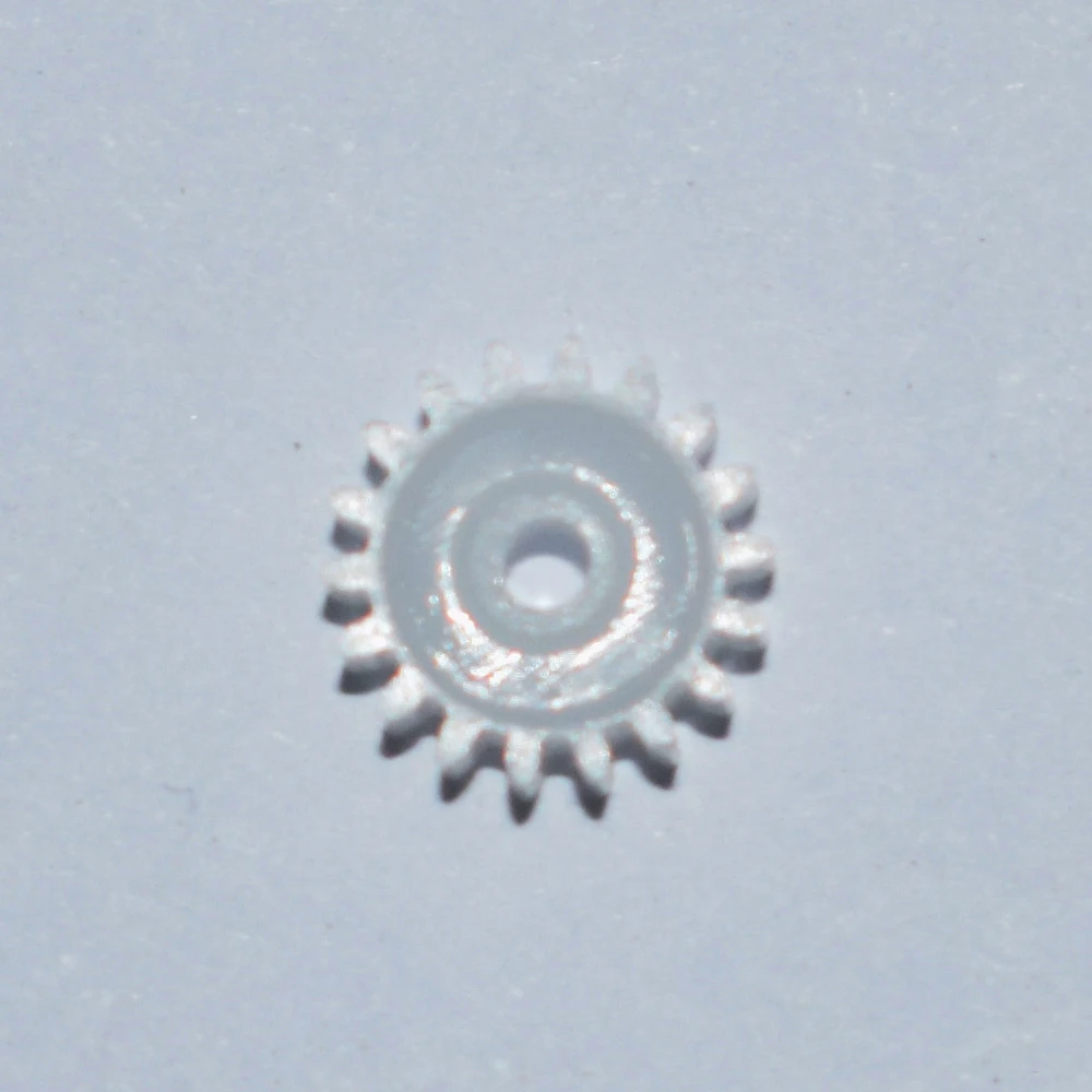 10/100pcs 18teeth/2mm hole/OD 10/0.5M/plastic motor gear/rc car/DIY toys accessories/technology model parts/baby toys/182A