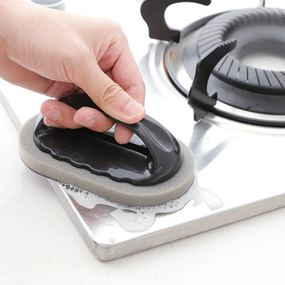 Soft Kitchen Cleaning Sponge Brush With Handle Emery Sponge Brush Cleaner Magic Sponge Black Brown Kitchen Cleaning Tool
Soft Kitchen Cleaning Sponge Brush With Handle Emery Sponge Brush Cleaner Magic Sponge Black Brown Kitchen Cleaning Tool