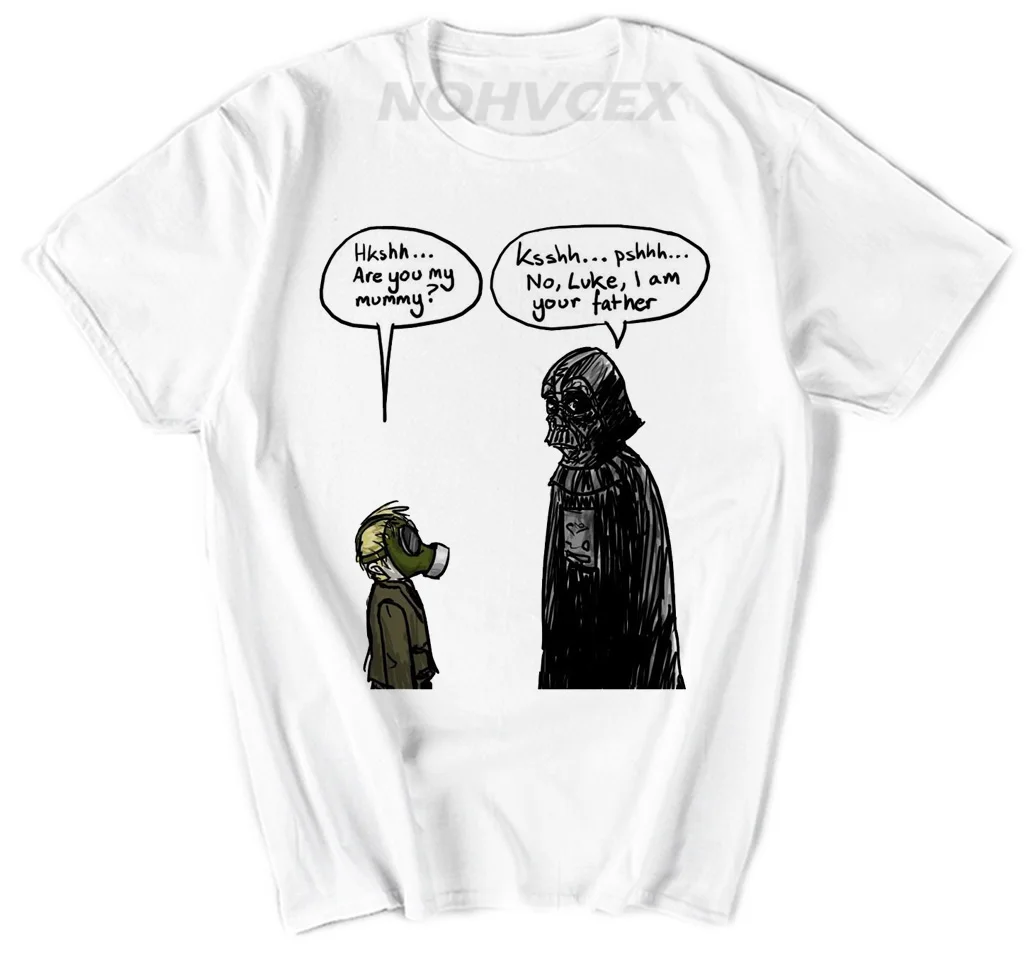 no luke i am your father star wars darth vader Personality pattern design Men's short sleeve T-shirt Summer leisure clothing
no luke i am your father star wars darth vader Personality pattern design Men's short sleeve T-shirt Summer leisure clothing