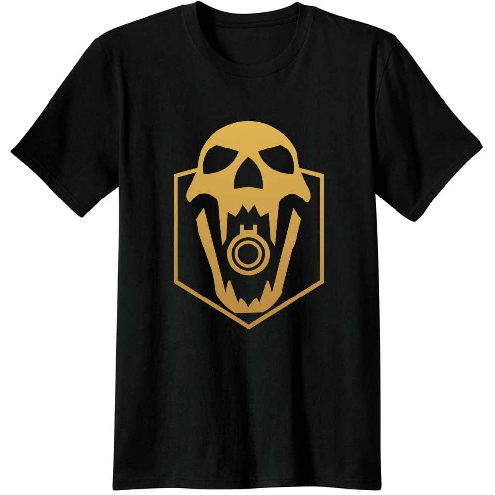 Tom Clancys Rainbow Six Siege Logo Skulls Men Tees T Shirts Video Game Gaming Black Beard rainbow 6 R6 Casual COOL Novelty Tops
Tom Clancys Rainbow Six Siege Logo Skulls Men Tees T Shirts Video Game Gaming Black Beard rainbow 6 R6 Casual COOL Novelty Tops