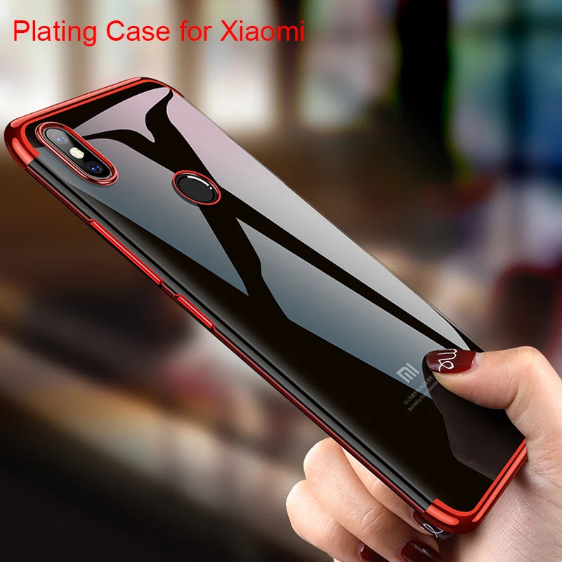 Soft Clear Plating TPU Protective Case For Xiaomi Redmi S2 5A Pocophone F1 Mi8 Mi A2 6X Phone Housing Case Back Cover Coque
Soft Clear Plating TPU Protective Case For Xiaomi Redmi S2 5A Pocophone F1 Mi8 Mi A2 6X Phone Housing Case Back Cover Coque