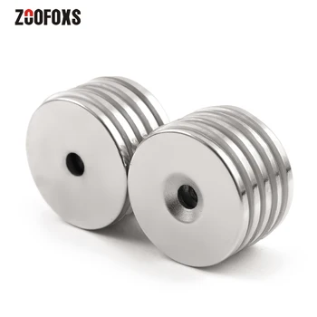 ZOOFOXS 3pcs 30 x 3 mm Hole 5mm Round Countersunk Ring Neodymium Magnet Permanent Craft Rare Earth Fridge Magnets 30*3-5mm
ZOOFOXS 3pcs 30 x 3 mm Hole 5mm Round Countersunk Ring Neodymium Magnet Permanent Craft Rare Earth Fridge Magnets 30*3-5mm