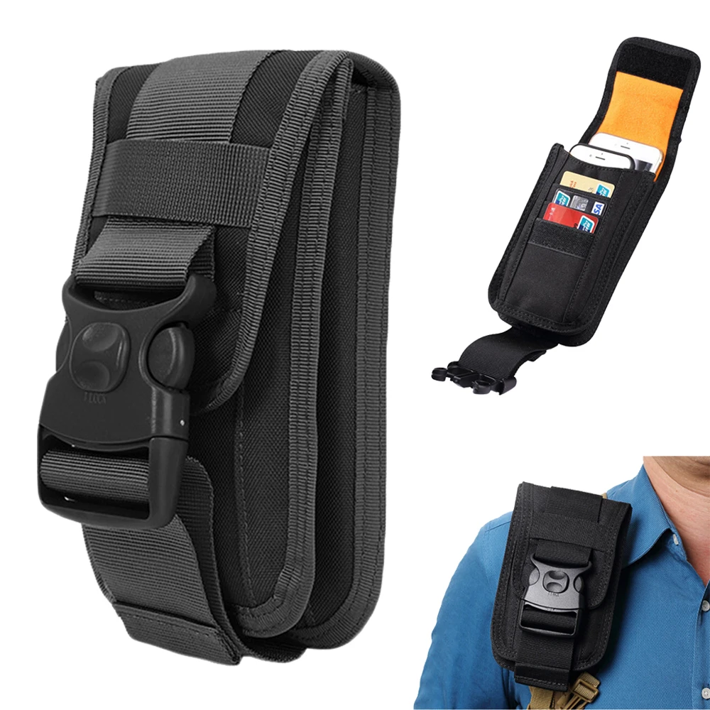 Tactical MOLLE Mini Wallet ID Card Case Purse Bag EDC Utility Gadget Pouch Waist Belt Phone Holder Travel Bag Pack for Phone
Tactical MOLLE Mini Wallet ID Card Case Purse Bag EDC Utility Gadget Pouch Waist Belt Phone Holder Travel Bag Pack for Phone