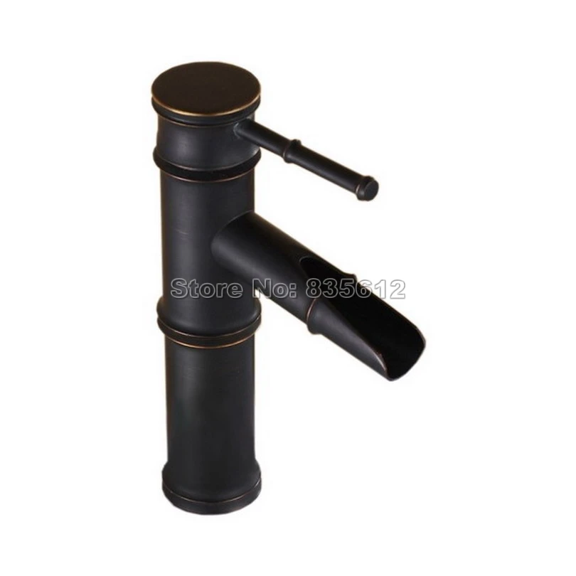 Black Oil Rubbed Bronze Bamboo Shape Bathroom Basin Faucet /Deck Mounted Single Handle Single Hole Vessel Sink Mixer Taps Whg018
Black Oil Rubbed Bronze Bamboo Shape Bathroom Basin Faucet /Deck Mounted Single Handle Single Hole Vessel Sink Mixer Taps Whg018