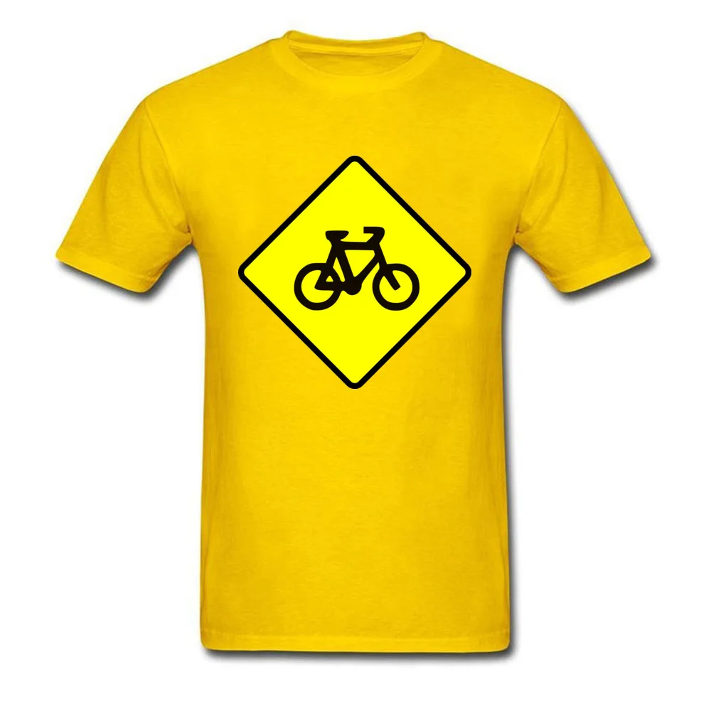 2018 Newest Man Tshirts Round Collar Short Sleeve All Cotton Bike Tees Personalized Clothing Shirt Free Shipping Bike yellow
