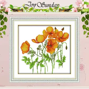 Poppy patterns counted Cross Stitch 11CT 14CT Cross Stitch Set Wholesale DIY flower Cross-stitch Kit Embroidery Needlework
Poppy patterns counted Cross Stitch 11CT 14CT Cross Stitch Set Wholesale DIY flower Cross-stitch Kit Embroidery Needlework