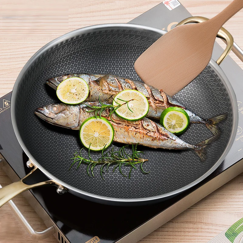 Household kitchen 304 stainless steel wok non-stick pan uncoated gas multi-function induction cooker wok WF403959
Household kitchen 304 stainless steel wok non-stick pan uncoated gas multi-function induction cooker wok WF403959