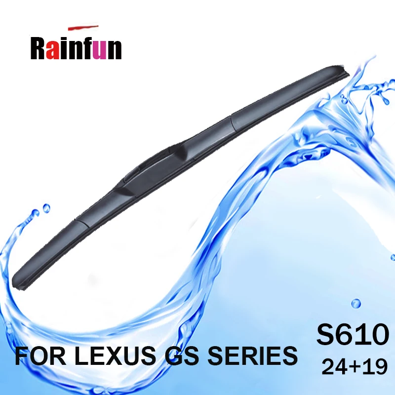RAINFUN Dedicated Car Wiper Blade for LEXUS GS300(05-) GS350(07-11) GS430(06-) GS460(08-10) 24+19inches Auto Wiper Blade
RAINFUN Dedicated Car Wiper Blade for LEXUS GS300(05-) GS350(07-11) GS430(06-) GS460(08-10) 24+19inches Auto Wiper Blade