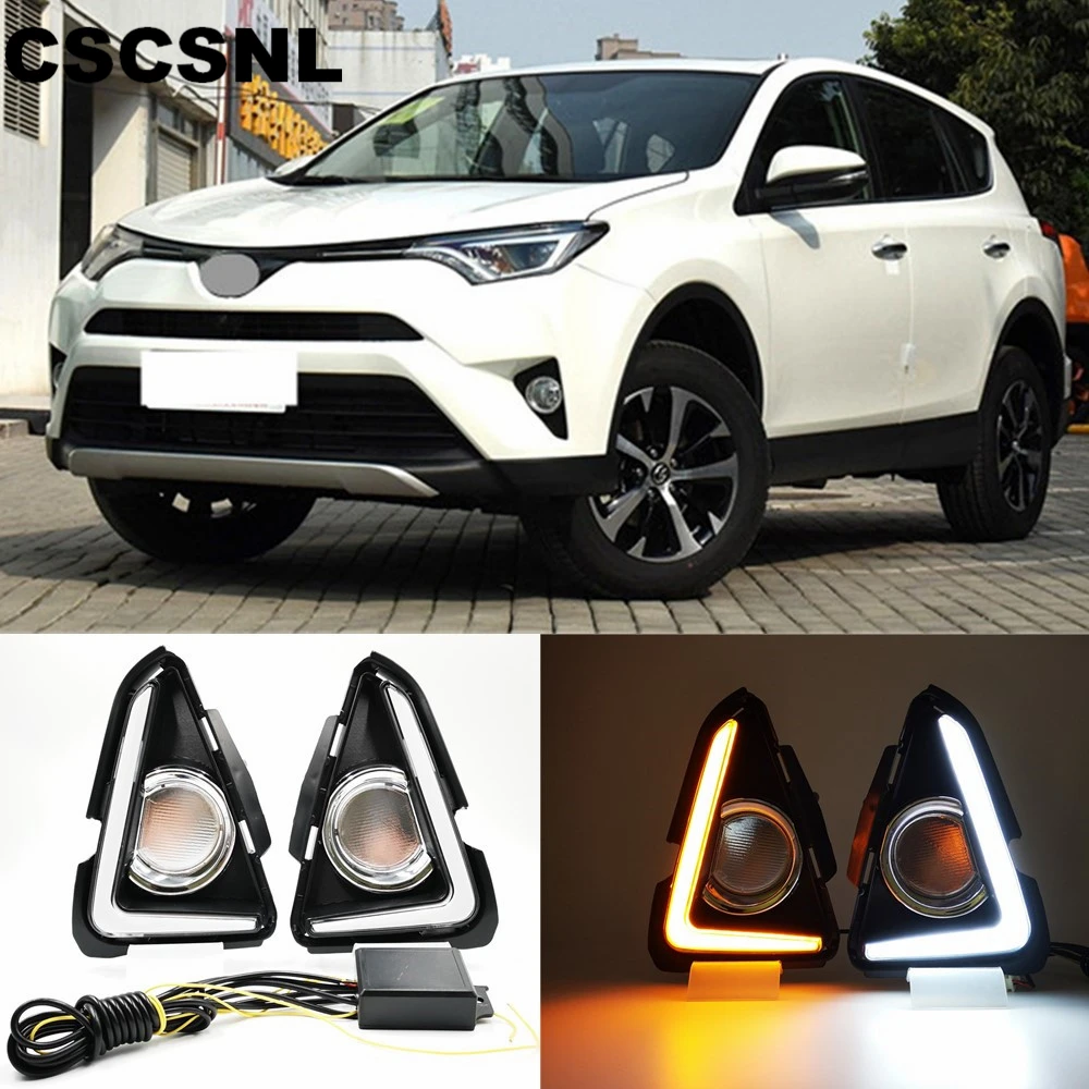 CSCSNL For Toyota RAV4 2016 2017 2018 Car LED DRL Daytime Running Lights Turning Signal Fog Lamp Auto Lights Lamp Accessoriest
CSCSNL For Toyota RAV4 2016 2017 2018 Car LED DRL Daytime Running Lights Turning Signal Fog Lamp Auto Lights Lamp Accessoriest