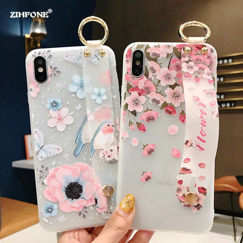 Fundas 3D Relief Flowers Phone Case For Samsung Galaxy A50 A60 A70 M20 Silicon Transparent Wrist Strap Cover Soft Wristband Case
Fundas 3D Relief Flowers Phone Case For Samsung Galaxy A50 A60 A70 M20 Silicon Transparent Wrist Strap Cover Soft Wristband Case