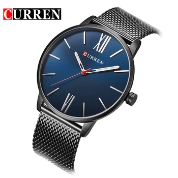CURREN Brand 8238 Simple Minimalism luxury Quartz wrist Watches for men relogio masculino black / gold stainless steel WATCH N9
CURREN Brand 8238 Simple Minimalism luxury Quartz wrist Watches for men relogio masculino black / gold stainless steel WATCH N9