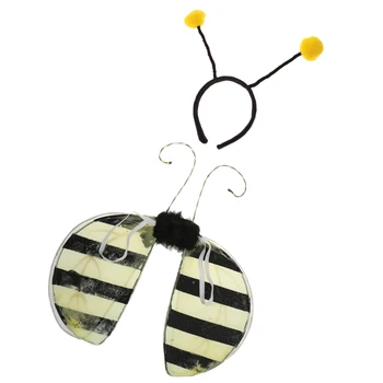 Yellow Bumble Bee Wings Antennas Headband Set Fancy Dress Costume for boys girls
Yellow Bumble Bee Wings Antennas Headband Set Fancy Dress Costume for boys girls