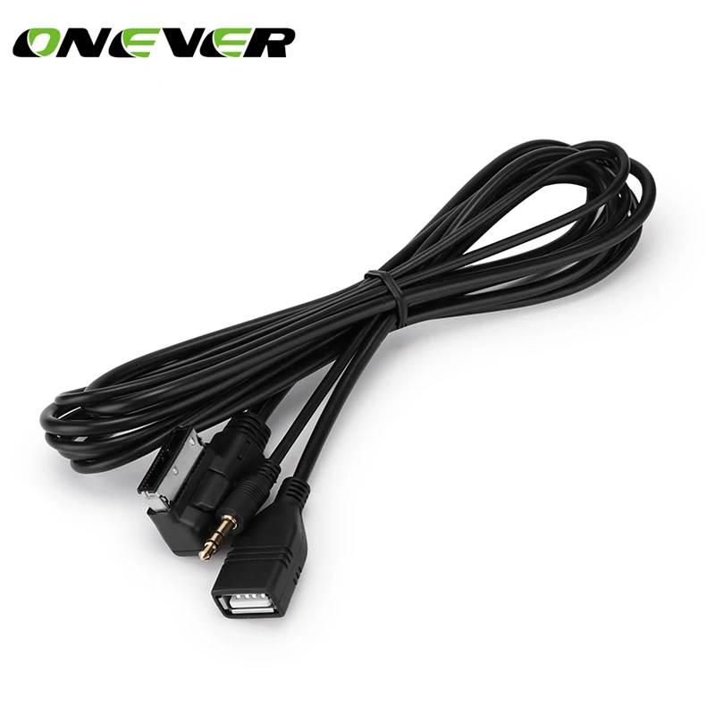 3.5mm Male Aux In Cable Adapter Car Music AMI MMI Interface USB Cable For VW Audi Q5 Q7 A3 A4L A5 A1 1.5m / 5ft
3.5mm Male Aux In Cable Adapter Car Music AMI MMI Interface USB Cable For VW Audi Q5 Q7 A3 A4L A5 A1 1.5m / 5ft