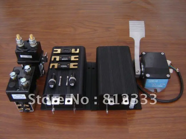 CURTIS 1205M-5601 + 1253-4804 48V TRACTION PUMP CONTROLLER ACCESSORY PACKS ASSEMBLY COMBO INCLUDE CONTACTOR THROTTLE FUSE
CURTIS 1205M-5601 + 1253-4804 48V TRACTION PUMP CONTROLLER ACCESSORY PACKS ASSEMBLY COMBO INCLUDE CONTACTOR THROTTLE FUSE
