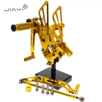CNC Billet Adjustable Rearset Foot Pegs Pedals Rest Rear set Racing For Yamaha YZFR6 600 YZF R6 2006-2016 07 08 09 12 14 Gold
CNC Billet Adjustable Rearset Foot Pegs Pedals Rest Rear set Racing For Yamaha YZFR6 600 YZF R6 2006-2016 07 08 09 12 14 Gold
