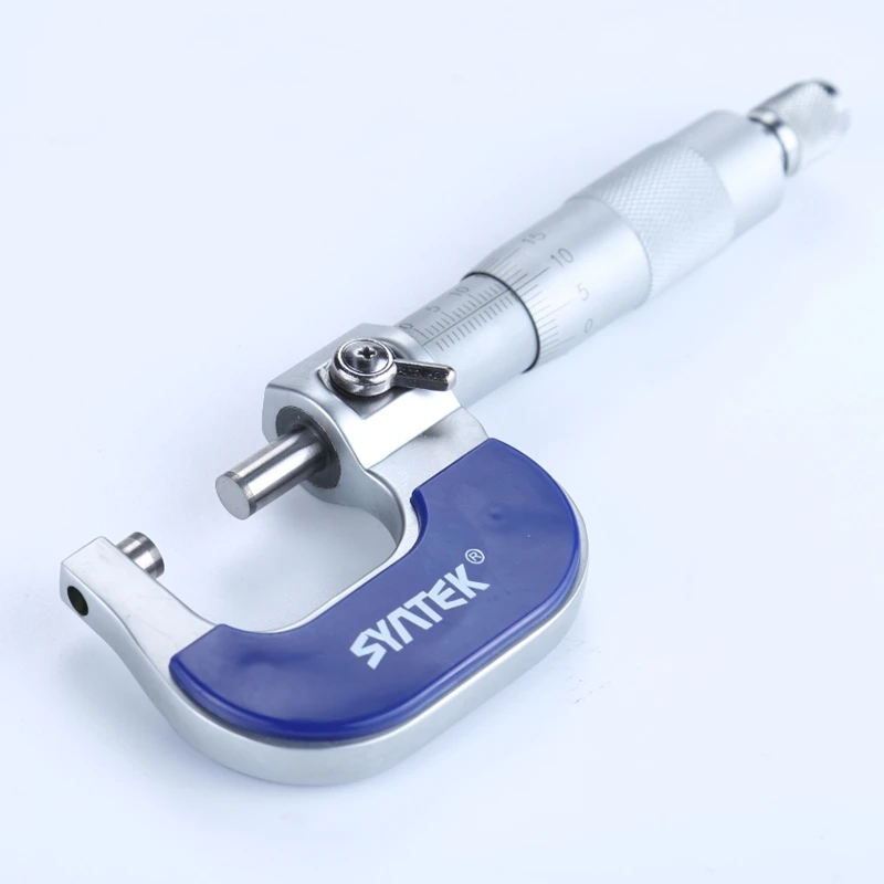 Syntek 0-25mm Outside Micrometer 0.01 mm Metal Micrometres Carbide Tip Micrometro Measuring Tools Thickness Gauge Meter
Syntek 0-25mm Outside Micrometer 0.01 mm Metal Micrometres Carbide Tip Micrometro Measuring Tools Thickness Gauge Meter