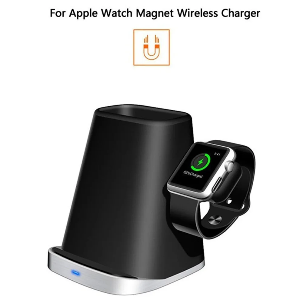 3 In 1 Fast Charging Qi Wireless Charger for Apple watch 2 3 4 For iPhone XS Max XR X 8 Plus Wireless Charging Dock Station
3 In 1 Fast Charging Qi Wireless Charger for Apple watch 2 3 4 For iPhone XS Max XR X 8 Plus Wireless Charging Dock Station
