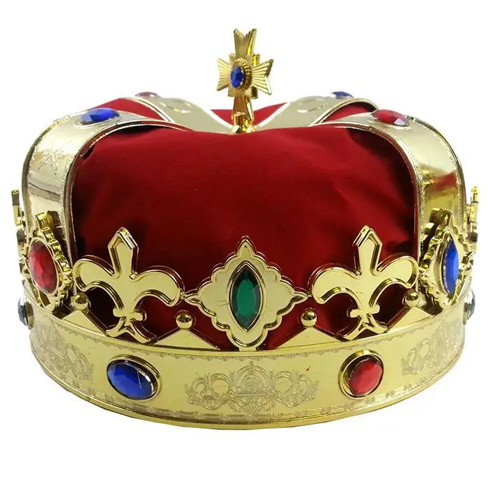Hot King Crown Hat Cosplay Prop Adult Children Show Party Hat King Prince Crown Decoration Party Supplies
Hot King Crown Hat Cosplay Prop Adult Children Show Party Hat King Prince Crown Decoration Party Supplies