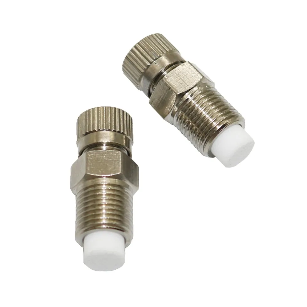 2Pcs 0.1-0.6mm 1/8 Inch High Pressure Fog Misting Nozzle Copper Anti-drip Atomization Colling Sprinklers Garden Irrigation Tool
2Pcs 0.1-0.6mm 1/8 Inch High Pressure Fog Misting Nozzle Copper Anti-drip Atomization Colling Sprinklers Garden Irrigation Tool