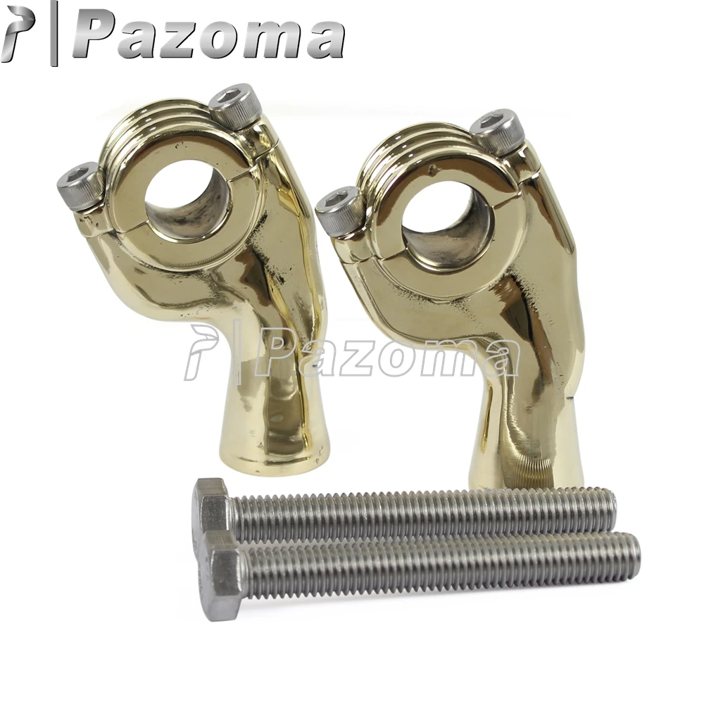 Motorcycle Brass Handlebar Raiser Mount 25mm Handle Bar Clamp 1" Hole For Harley Chopper Bobber
Motorcycle Brass Handlebar Raiser Mount 25mm Handle Bar Clamp 1" Hole For Harley Chopper Bobber