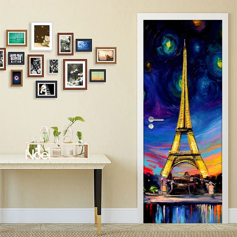 Abstract Hand Painted Paris Tower Art Wall Mural Door Sticker Living Room Study Room PVC Waterproof Self-adhesive Door Wallpaper
Abstract Hand Painted Paris Tower Art Wall Mural Door Sticker Living Room Study Room PVC Waterproof Self-adhesive Door Wallpaper