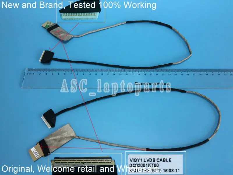New Original LCD LED Video Flex Cable For LENOVO IdeaPad Y510P(HD+FHD) Laptop Screen Display Cable DC02001KT00
New Original LCD LED Video Flex Cable For LENOVO IdeaPad Y510P(HD+FHD) Laptop Screen Display Cable DC02001KT00