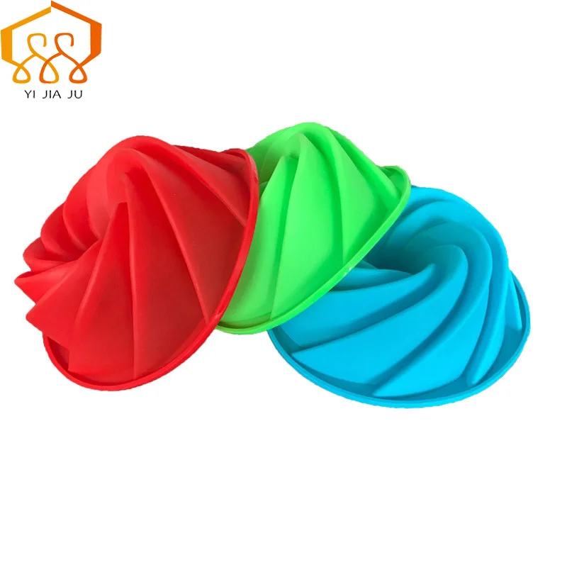 DIY Spiral Shape Cake Mold 19*8CM Food-Grade Baking Tools Bakeware Birthday Cake Mould Silicone Chocolate Mold Cake Decoration
DIY Spiral Shape Cake Mold 19*8CM Food-Grade Baking Tools Bakeware Birthday Cake Mould Silicone Chocolate Mold Cake Decoration