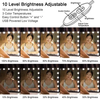 Makeup Mirror Light Hollywood String Rotary Retraction Line Led Mirror Headlight With Memory Dimming Style
Makeup Mirror Light Hollywood String Rotary Retraction Line Led Mirror Headlight With Memory Dimming Style