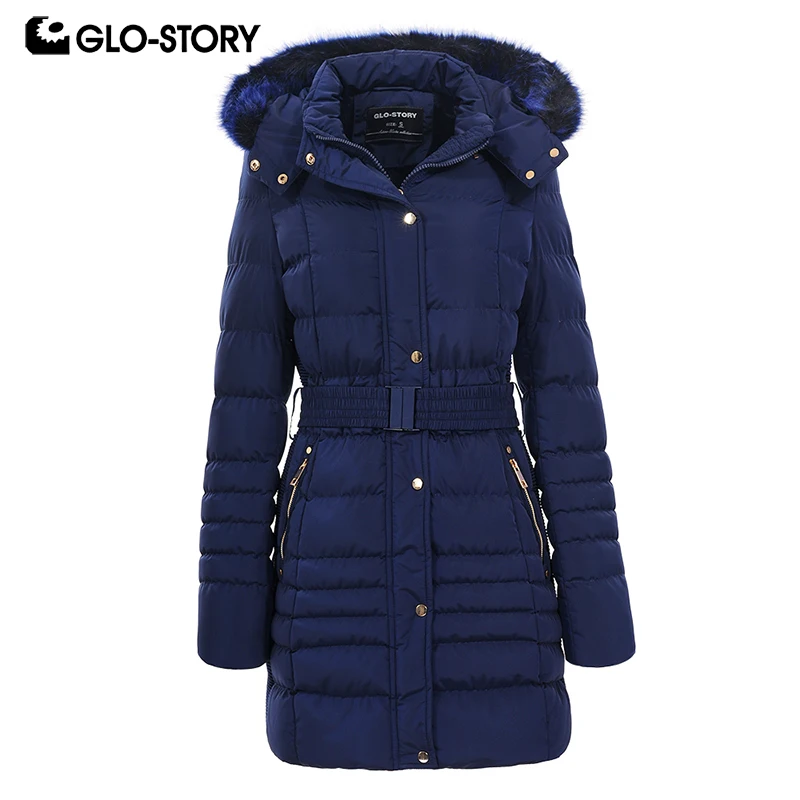 GLO-STORY Women 2019 Long Winter Jackets and Coats Womens Thick Warm Parkas with Adjustable Waist Belt and Fur Hoodie WMA-4731
GLO-STORY Women 2019 Long Winter Jackets and Coats Womens Thick Warm Parkas with Adjustable Waist Belt and Fur Hoodie WMA-4731