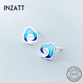 INZATT Real S925 Sterling Silver Cute Blue Enamel Cloud Geometric Stud Earrings For Women Party Fine Jewelry Birthday Gift
INZATT Real S925 Sterling Silver Cute Blue Enamel Cloud Geometric Stud Earrings For Women Party Fine Jewelry Birthday Gift
