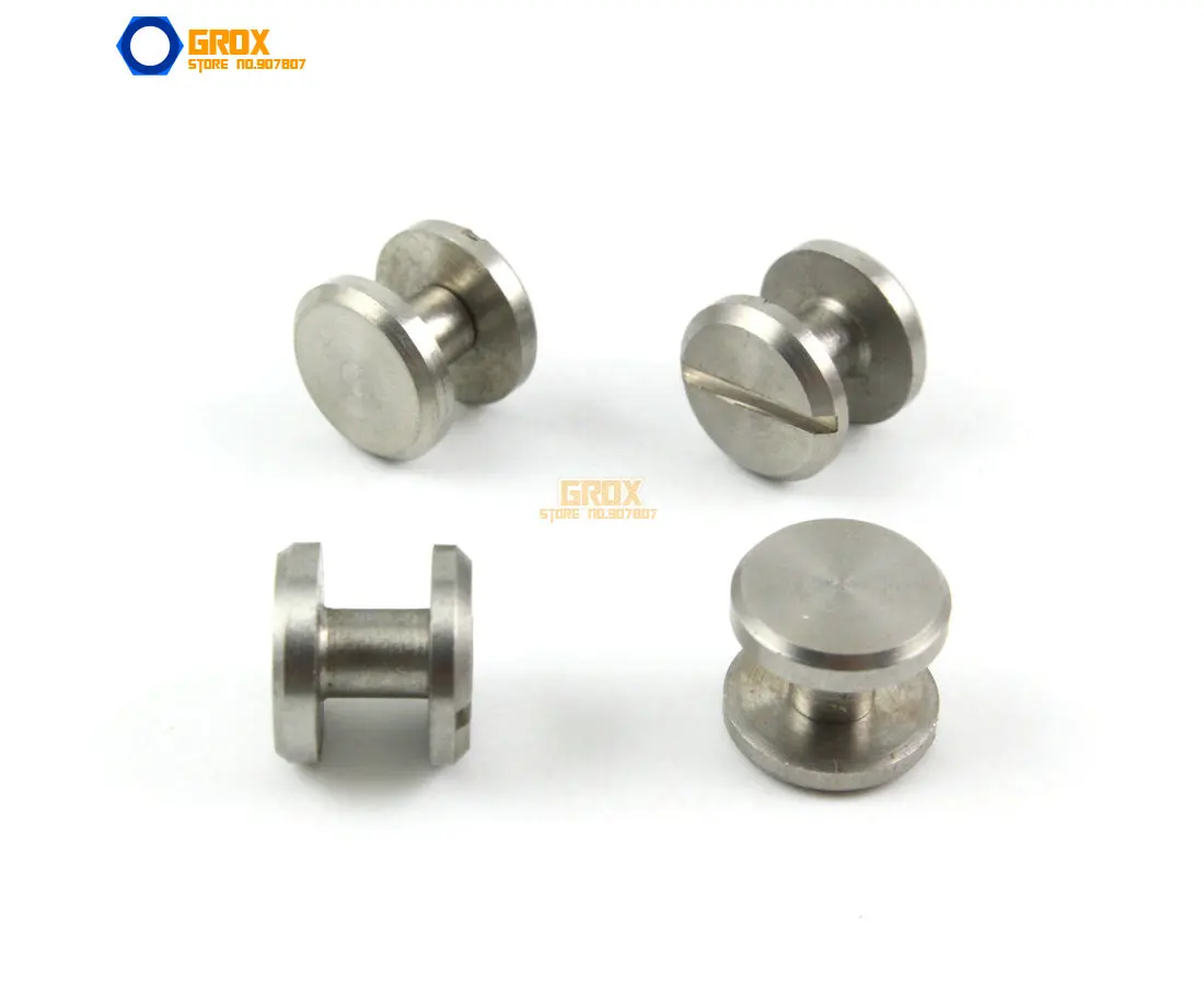 25 Set 10*5mm 304 Stainless Steel Rivet Chicago Screw for Leather Craft Flat Head
25 Set 10*5mm 304 Stainless Steel Rivet Chicago Screw for Leather Craft Flat Head