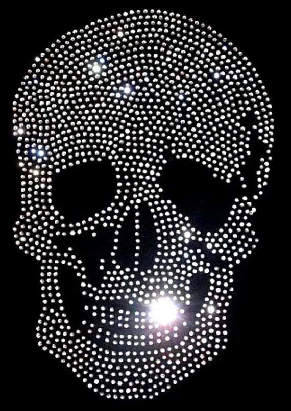 2pc/lot Strass iron Hot Fix Rhinestones ironing image skull head iron on applique patches for shirt coat bag
2pc/lot Strass iron Hot Fix Rhinestones ironing image skull head iron on applique patches for shirt coat bag