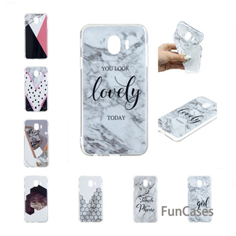 Case For Samsung Galaxy J4 J6 J8 2018 A6 Plus Silicone Case A6 Case Soft TPU Luxury Letter Marble Pattern Back Cover galax
Case For Samsung Galaxy J4 J6 J8 2018 A6 Plus Silicone Case A6 Case Soft TPU Luxury Letter Marble Pattern Back Cover galax