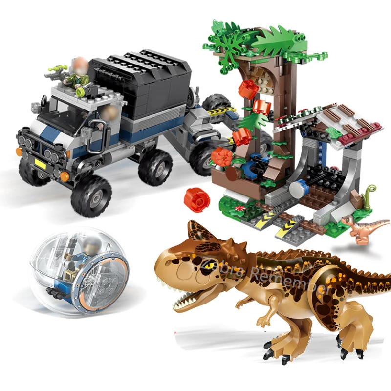 SY1080 Jurassic World Park 2 Carnotaurus Gyrosphere Escape dinosaur Dragon Figures Building Blocks Toys kids Fit 75929
SY1080 Jurassic World Park 2 Carnotaurus Gyrosphere Escape dinosaur Dragon Figures Building Blocks Toys kids Fit 75929